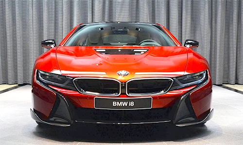  chi tiết bmw i8 màu đỏ nham thạch - 2