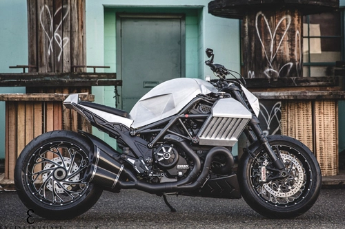  ducati diavel độ lạ phong cách tương lai - 1