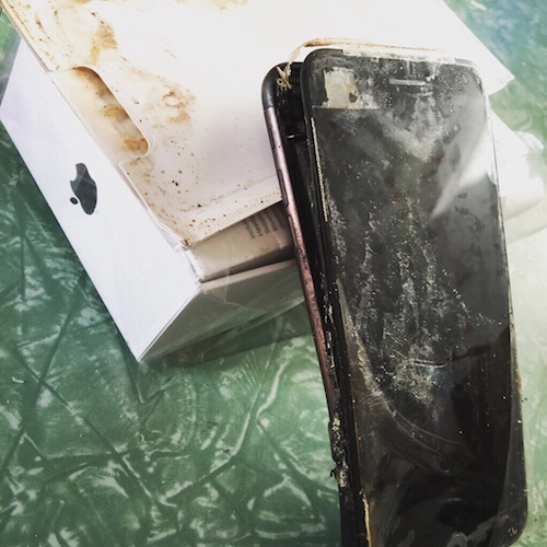  iphone 7 phát nổ khi còn trong hộp - 1