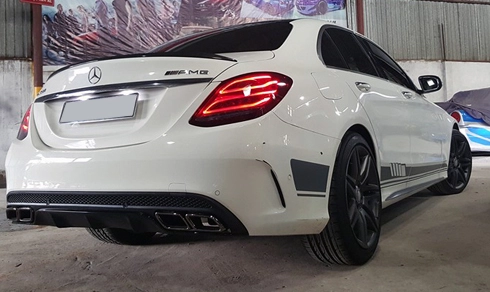  mercedes c250 hóa trang thành c63 amg ở sài gòn - 4