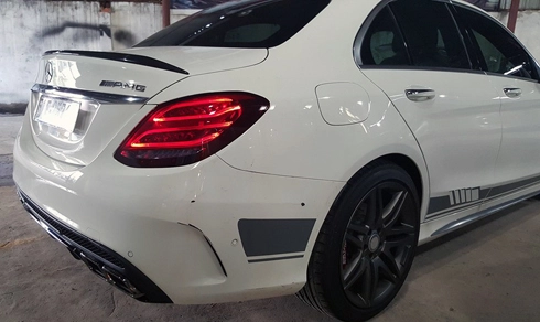  mercedes c250 hóa trang thành c63 amg ở sài gòn - 6