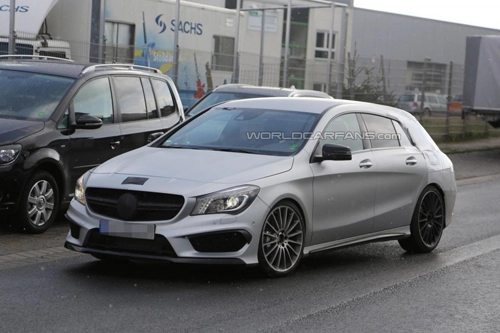  mercedes cla 45 amg shooting brake lộ diện - 1