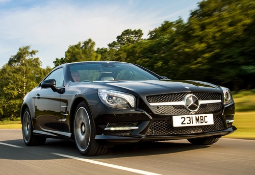  mercedes sl400 - đối thủ bmw 640i cabrio - 1