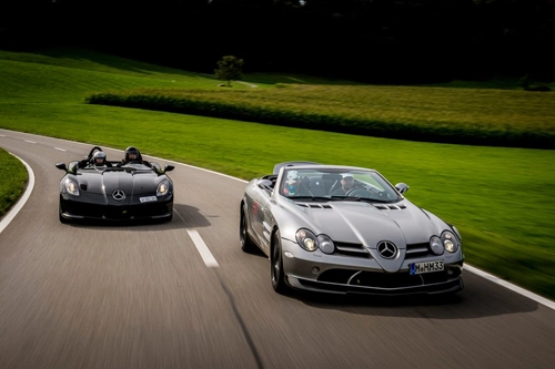  siêu xe mercedes slr 270 kmh vượt núi - 3