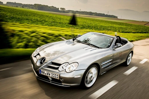  siêu xe mercedes slr 270 kmh vượt núi - 6