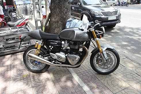  triumph thruxton 1200r ở việt nam - 4