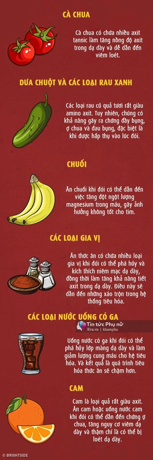 20 loại thực phẩm nên và không nên ăn khi bụng đói - 2