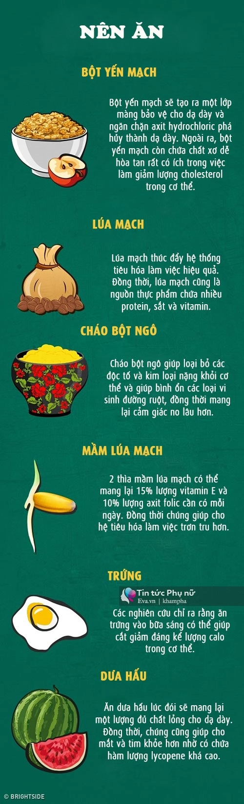 20 loại thực phẩm nên và không nên ăn khi bụng đói - 3