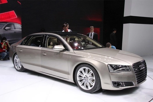  audi a8l - người mẫu thân dài ở bắc kinh - 1