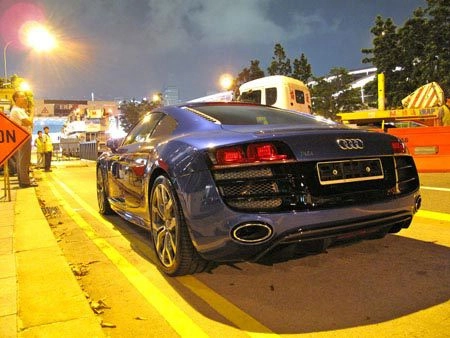  audi r8 v10 đầu tiên xuất hiện tại singapore - 4