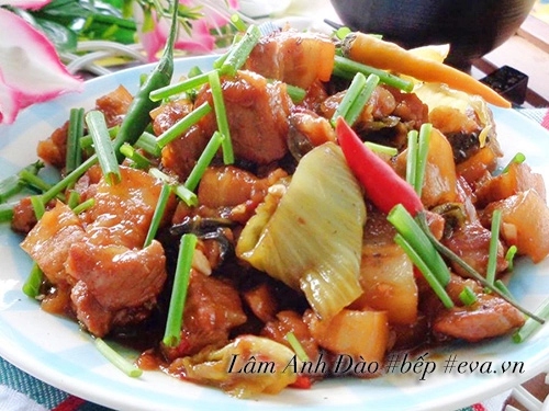 Ba chỉ xào dưa cải chua cực kỳ tốn cơm đấy nhé - 8