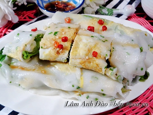 Bánh ướt hấp trứng nóng hổi cho bữa sáng - 7