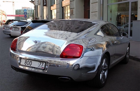  bentley continental gt mạ crôm ở matxcơva - 2