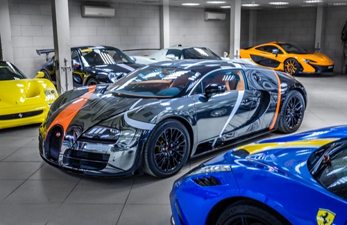  bugatti veyron crôm lạ mắt - 1