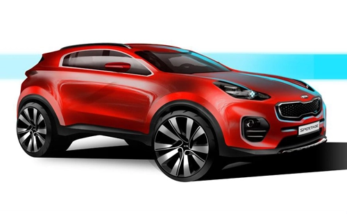  kia sportage thế hệ mới lộ thiết kế - 1