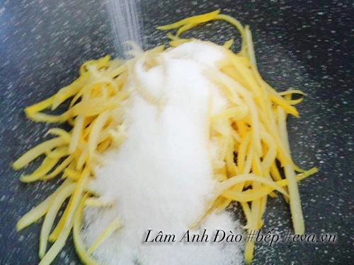 Làm mứt vỏ bưởi sợi thơm phức dẻo ngon nhâm nhi với trà chiều - 6