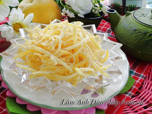Làm mứt vỏ bưởi sợi thơm phức dẻo ngon nhâm nhi với trà chiều - 9