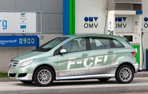  mercedes b-class f-cell chạy hydro - 1