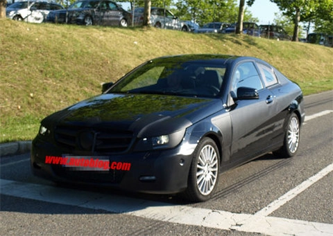  mercedes c-class coupe trên đường thử - 1