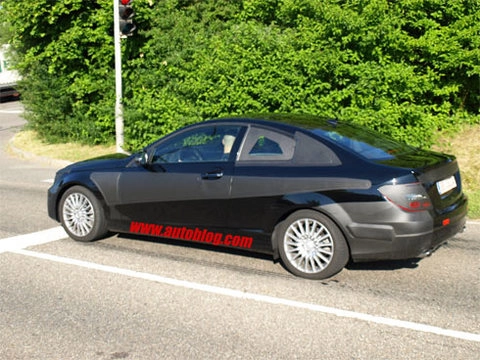  mercedes c-class coupe trên đường thử - 3