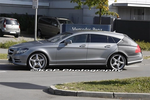  mercedes cls shooting brake trên đường thử - 1