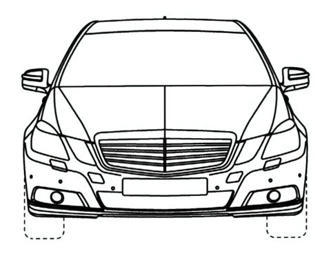  mercedes để lộ bản vẽ e-class limousine - 1