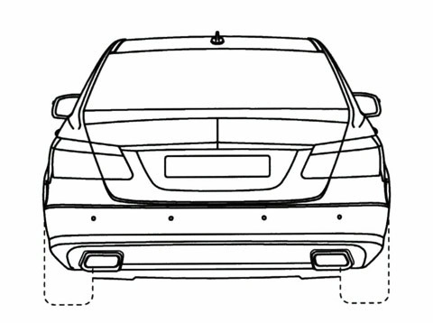  mercedes để lộ bản vẽ e-class limousine - 5