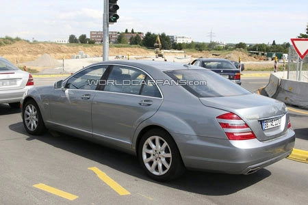  mercedes để lộ s-class 2009 - 2