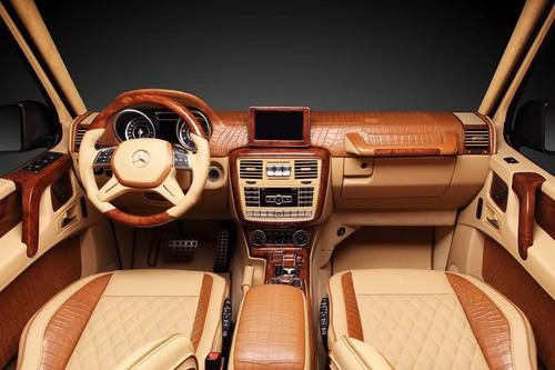  mercedes g65 amg spyridon nội thất da cá sấu - 2