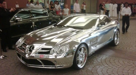  mercedes slr mclaren mạ crôm - 4