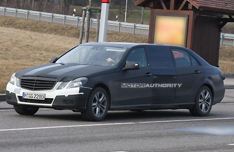  mercedes thử nghiệm e-class limousine - 2