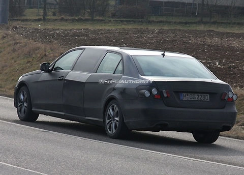  mercedes thử nghiệm e-class limousine - 4