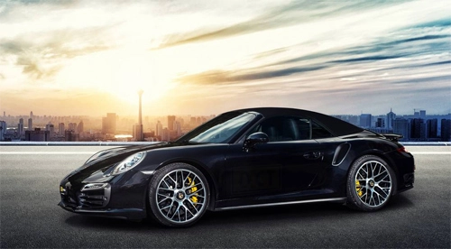  porsche 911 turbo s - mũi tên độ đen tuyền - 1