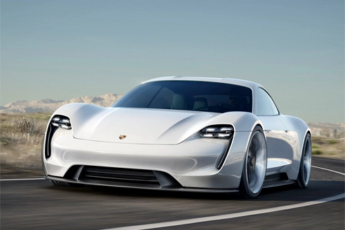  porsche mission e concept - đối thủ tesla model s tương lai - 1