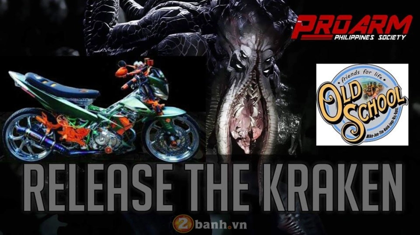 Raider 150 kraken - quái vật đầy màu sắc - 1