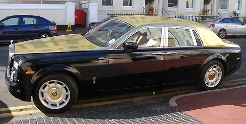  rolls-royce phantom mạ vàng - 3