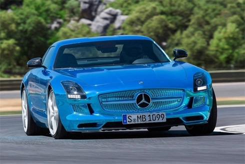  siêu xe điện mercedes sls amg giá nửa triệu đô - 1