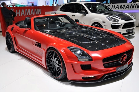  siêu xe mercedes sls roadster phiên bản độ hamann - 1