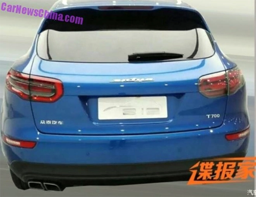  zotye t700 trung quốc nhái porsche macan - 7