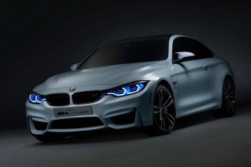  bmw m4 concept iconic lights - công nghệ đèn pha mới - 1