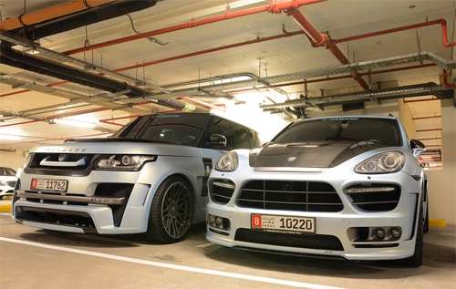  bộ đôi suv độ trong cùng garage ở dubai - 1