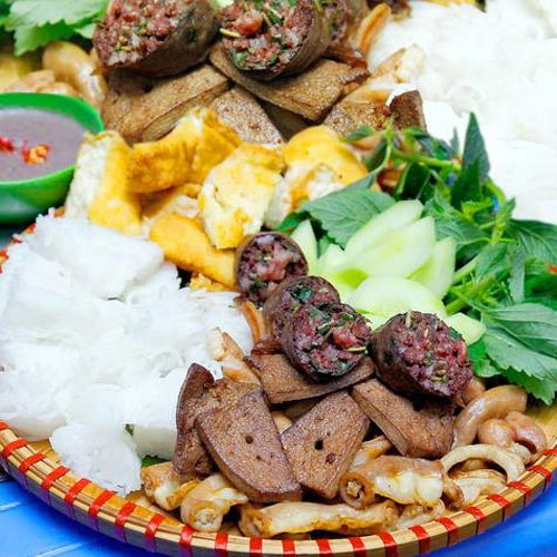 Bún đậu lòng rán món ăn cho ngày đông ở hà nội - 1