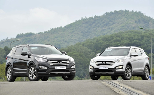  chọn hyundai santa fe máy dầu hay máy xăng - 1