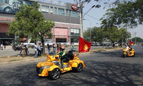  dàn môtô diễu hành trên đường cao tốc hiện đại nhất việt nam - 1