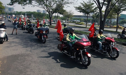  dàn môtô diễu hành trên đường cao tốc hiện đại nhất việt nam - 12