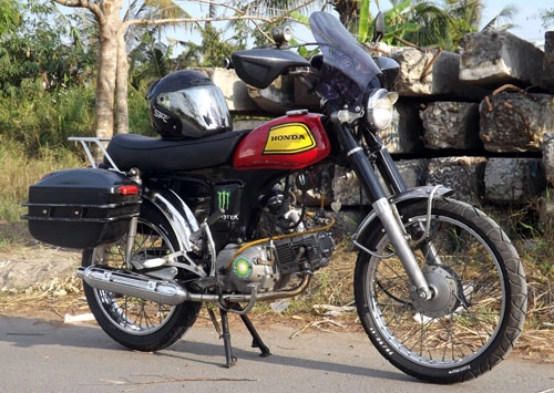  honda 72 tân trang phong cách touring ở đồng tháp - 1