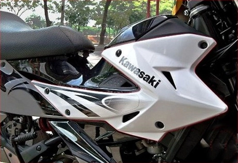  kawasaki athlete 125 phiên bản nâng cấp - 3