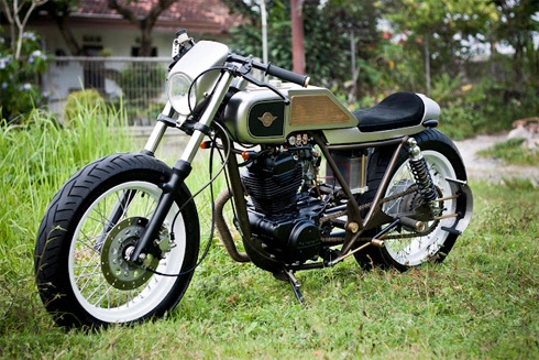  kawasaki kz200 của dân độ indonesia - 1