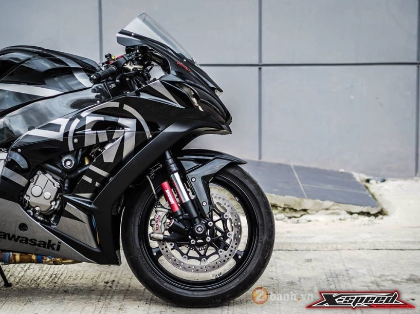 Kawasaki ninja zx-10r 2016 đầy phong cách trong bản độ black max - 1