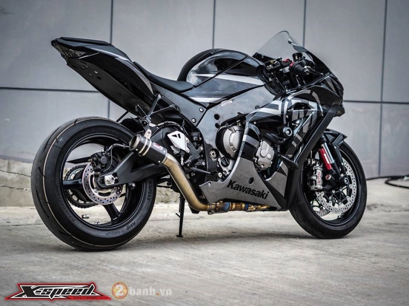 Kawasaki ninja zx-10r 2016 đầy phong cách trong bản độ black max - 4